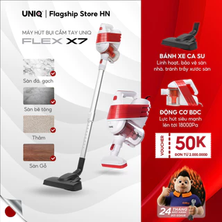 Máy hút bụi UNIQ Flex X7 Đa Năng Gia Đình Dây dài 5m Hút Giường Đệm Nệm Sofa Xe hơi