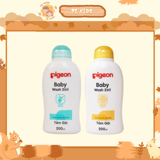 Tắm gội Pigeon, Sữa tắm gội toàn thân cho bé 2 in 1 200ML (mẫu mới) TGKIDS