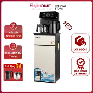 Cây nước nóng lạnh bàn trà cafe nhập khẩu Nhật Bản Fujihome, máy nước uống nóng lạnh bình âm dispenser water