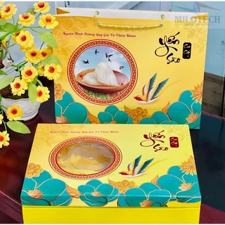 HỘP QUÀ ĐỰNG 100G YẾN - 2 KHAY ĐƯỜNG (KHÔNG GỒM HỘP NHỰA + HỘP TÁO ĐƯỜNG)