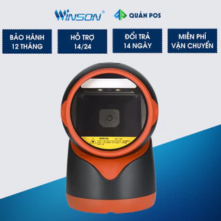 Máy quét mã vạch đa tia để bàn tự động Winson 5780 chuyên tạp hóa, siêu thị, nhà sách