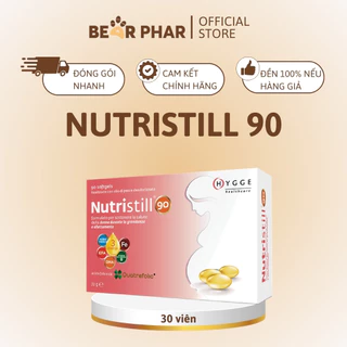Vitamin bầu Nutristill 90, vitamin tổng hợp cho bà bầu hỗ trợ bổ sung sắt, acid folic, DHA, nhập khẩu Italy