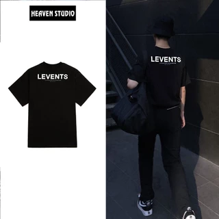 Áo Thun Local Brand Unisex Heaven Studio "Levents", Áo Phông Unisex form rộng 100% Cotton