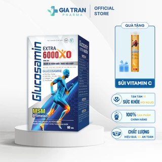 Viên uống xương khớp Glucosamin Extra 6000XO hỗ trợ giảm triệu chứng đau khớp viêm và thoái hóa khớp 60 viên