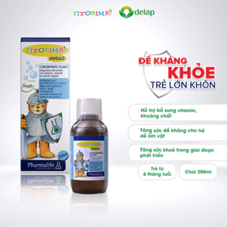 Siro FITOBIMBI IMMUNO Hỗ Trợ Tăng Đề Kháng Toàn Thân Cho Trẻ Chai 200ml