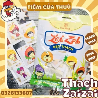 Thạch ZaiZai Đức Hạnh Vị Hoa Quả Túi 320G, Kẹo Thạch Zaizai, Tiệm ăn vặt Thuỳ Bùi