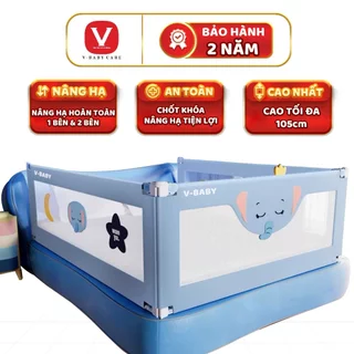 Thanh chắn giường V-BABY N1 2024 (1 THANH CHẮN 1 MẶT )