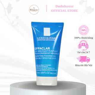 Sữa Rửa Mặt La Roche Posay Cho Da Dầu Mụn Nhạy Cảm Effaclar Gel 50ml Duduhouse