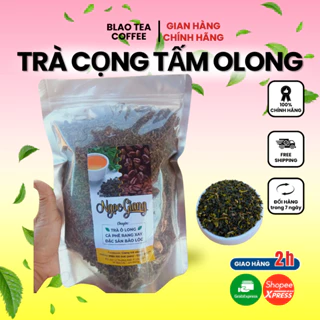 500gr Trà olong (ô long/oolong) cọng tấm 100% nguyên chất hương thơm tự nhiên pha trà sữa, trà đá
