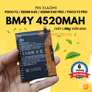 Pin Xiaomi BM4Y / Poco F3 / Redmi K40 / Redmi K40 Pro / Poco F3 Pro, bảo hành 6 tháng