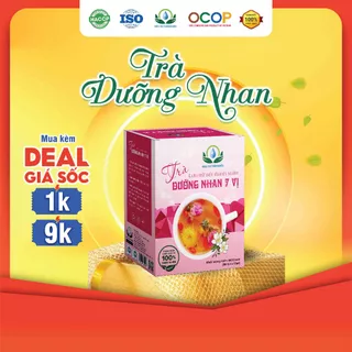 Hộp 30 gói trà detox dưỡng nhan mix vị giúp đẹp da, đẹp dáng, ngủ ngon, thanh lọc cơ thể