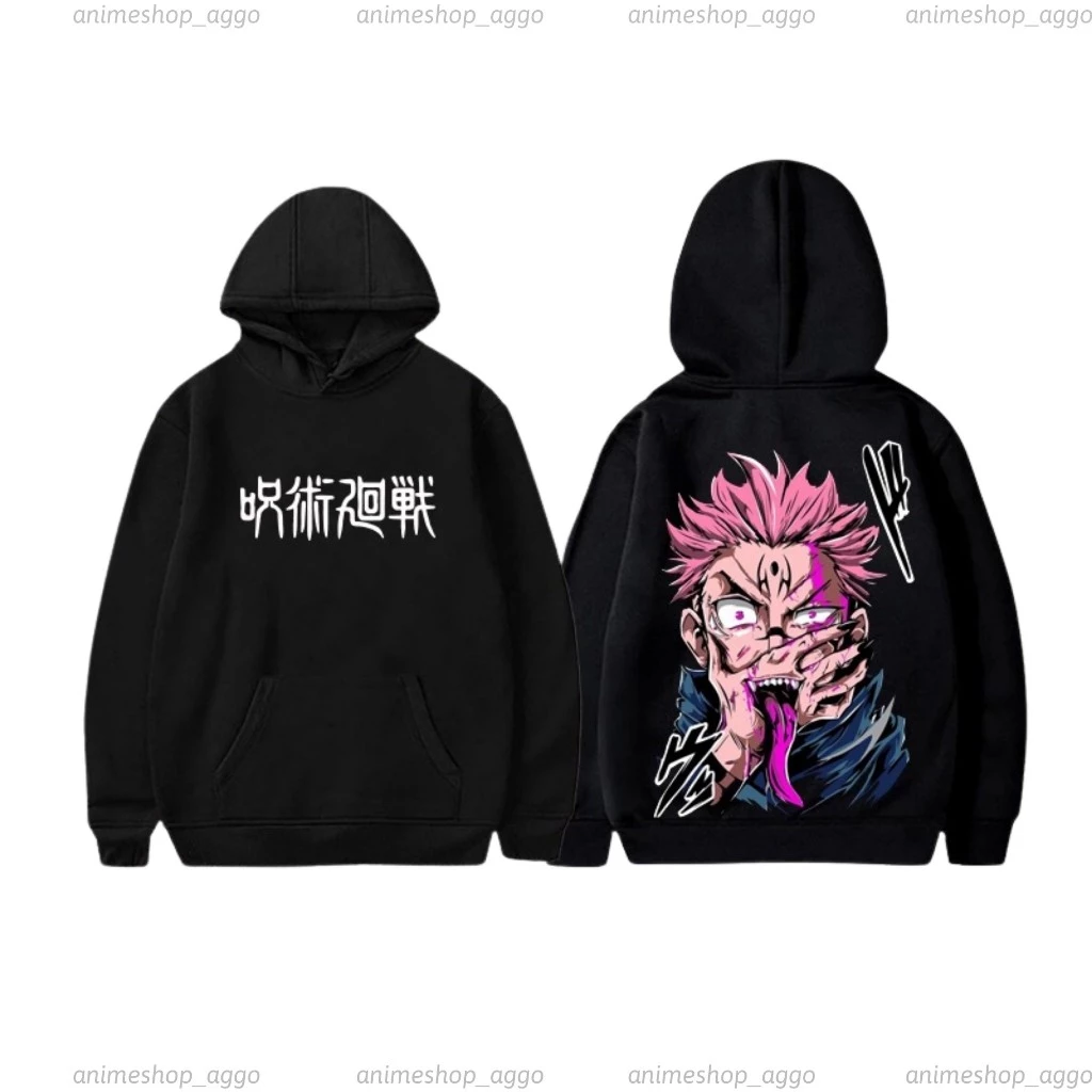 Áo hoodie in hình Jujutsu Kaisen chú thuật hồi chiến Gojo Satoru Sukuna nam nữ đủ size mẫu mới