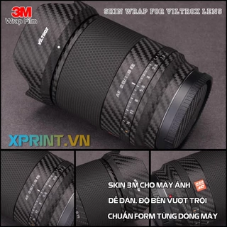 Miếng dán lens Viltrox, skin 3M cao cấp cho lens Viltrox 16, 24, 27, 50, 56 for Sony, Fujifilm