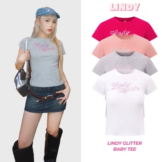 Áo Thun Cộc Tay In Nhũ Lindy - Lindy Glitter Baby Tee