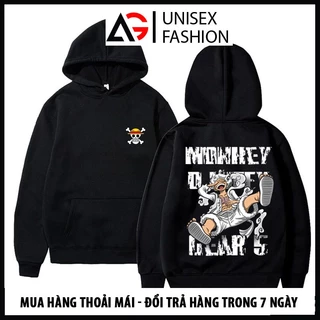 Áo hoodie one piece, áo khoác áo hoodie onepiece in hình luffy gear 5 mẫu mới cực đẹp