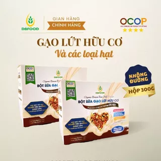 Combo 2 hộp x 300g/12 gói, Bột ngũ cốc gạo lứt giảm cân cho người tiểu đường an toàn hiệu quả