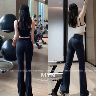 Quần Dài Nữ Ống Loe Dáng Legging Nâng Mông Siêu Tôn Dáng Chất Umi Hàn Co Giãn 4 Chiều Q85