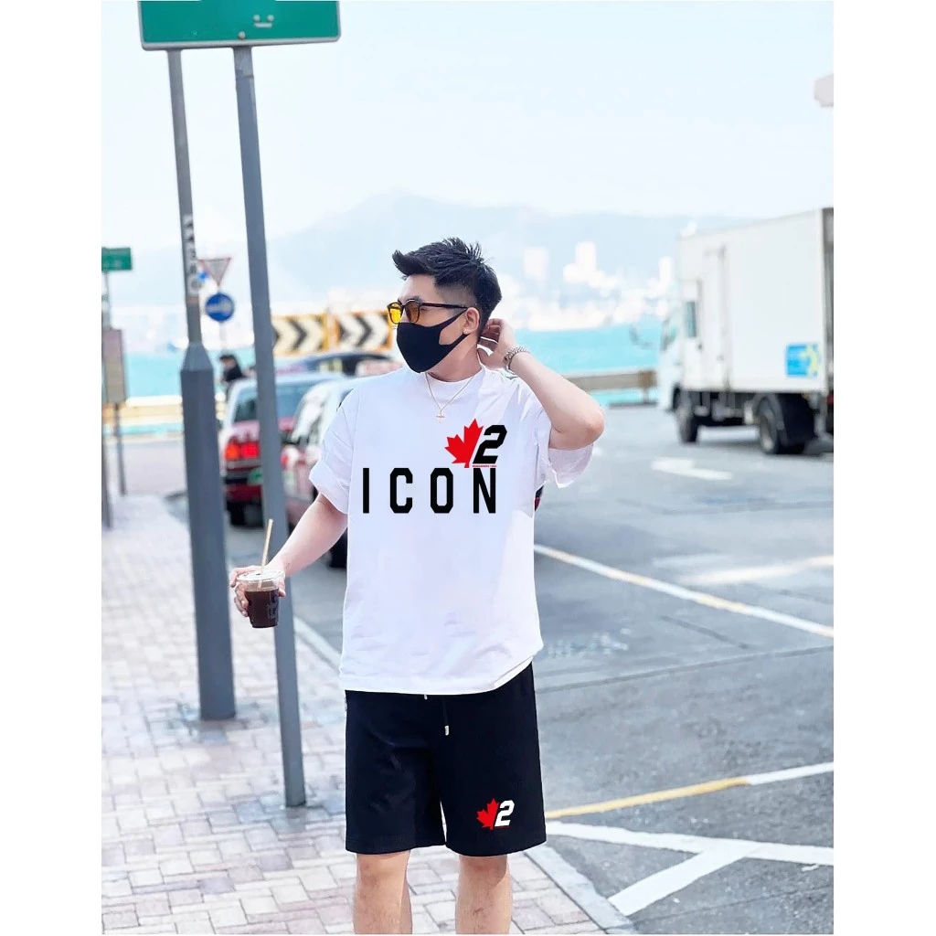 BỘ Thể Thao Unisex Cao Cấp Phối Chữ ICON Dày Dặn