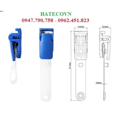 KẸP THẺ UHOO 6702 Móc Kẹp, Đồ Kẹp Chuyên Dụng Cho Bao Đựng Thẻ Tên - Kẹp Thẻ HÀNG DÀY BÓNG ĐẸP