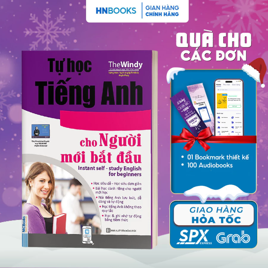 Sách - Tự Học Tiếng Anh Cấp Tốc Cho Người Mới Bắt Đầu - Kèm App Học Online