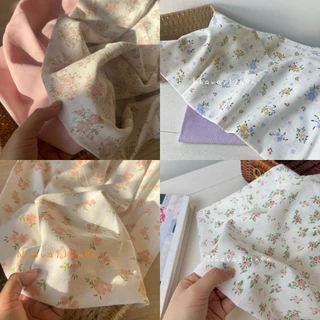 Tổng Hợp Vải Linen Bột Hoạ Tiết Hoa Nhiều Mẫu Mềm Mại Độ Dày Vừa Đủ Chất Liệu An Toàn Cho Da - Nhà Vải Linen