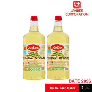 Dầu Đậu Nành Janbee Combo 2 chai 2L