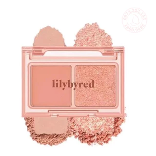 Phấn mắt 2 ô Lilybyred Little Bitty Moment Eyeshadow 03 Cheerful Moment 1.6g