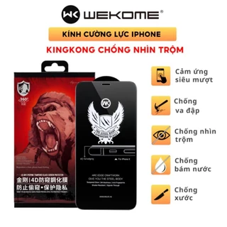 Cường lực 4D chống nhìn trộm kingkong WTP-012,siêu bám fullbox cao cấp nhất.