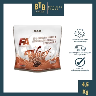 Bột đạm dinh dưỡng thể thao thể hình WHEY PROTEIN 4.5KG hỗ trợ tăng cơ từ thương hiệu FA ENGINEERED NUTRITION