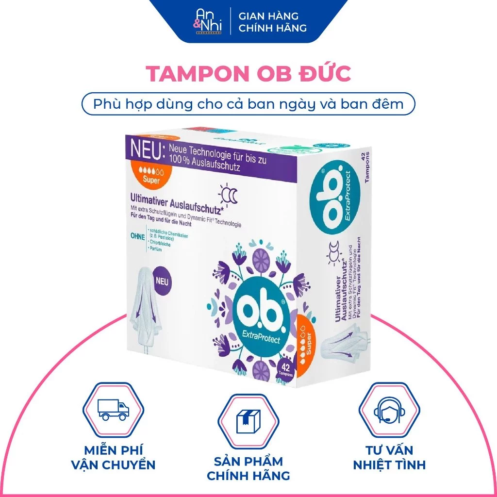 (Có Quà Tặng)Tampon OB Đức