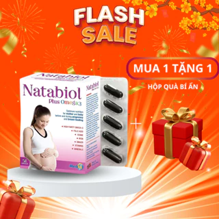 Vitamin Tổng Hợp Cho Bà Bầu Natabiol Plus, Bổ Sung DHA Cho Bà Bầu và Dưỡng Chất Tăng Sức Đề Kháng 30 viên Eurovit Pharma