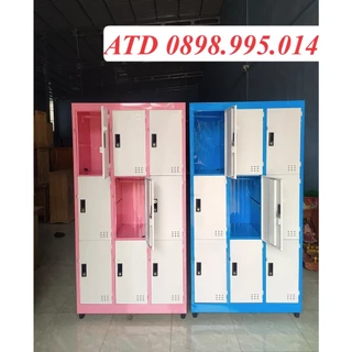 Tủ hồ sơ locker sắt đựng đồ nhân viên 18 15 12 10 8 6 4 ngăn có khóa an toàn tủ locker khách để đồ cá nhân giá rẻ HCM