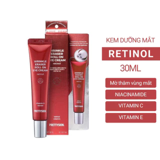 Kem dưỡng giảm thâm, quầng mắt Retinol Pretty Skin, cải thiện nếp nhăn Prettyskin Wrinkle eye cream