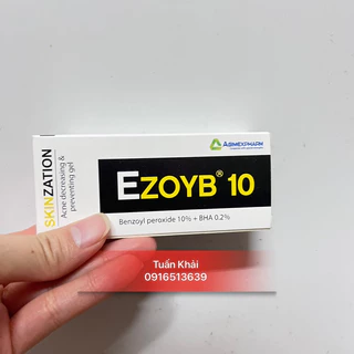 Gel EZOYB 10 Giúp giảm và ngăn ngừa mụn trứng cá 10g
