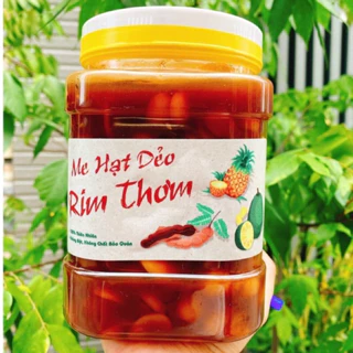 Me Hạt Dẻo Rim Thơm , Đá Me Hạt Dẻo Rim Khóm hủ 1kg