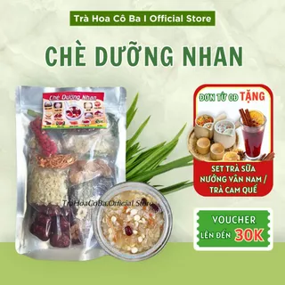 Chè Dưỡng Nhan, Set Nguyên Liệu Nấu Chè Thơm Ngon Bổ Dưỡng Đẹp Da, Đẹp Dáng Trà Hoa Cô Ba