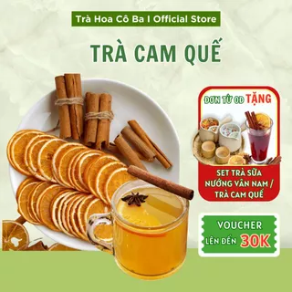 Trà Cam Quế Hoa Hồng, Trà Thảo Mộc Hỗ Trợ Thải Độc Mát Gan, Giảm Cân Hộp 30 gói Đẹp Da, Chống Lão Hóa Trà Hoa Cô Ba