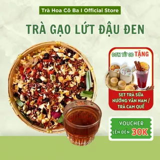 Trà Gạo Lứt Đậu Đen Giảm Cân Trà Hoa Cô Ba, Trà Gạo Lứt Detox, Trà Thanh Nhiệt Hộp 30 Gói Giúp Hỗ Trợ Giải Độc Mát Gan