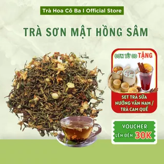 Trà sơn mật hồng sâm, trà sâm mật sapa loại đặc biệt, Mát Gan, Đẹp Da Trà Hoa Cô Ba