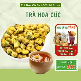 Trà hoa cúc, hoa cúc khô giảm mỡ bụng Trà Hoa Cô Ba