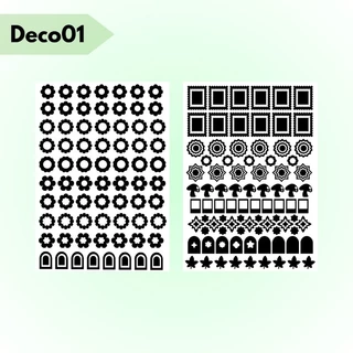 Sticker trang trí sổ - deco stickers