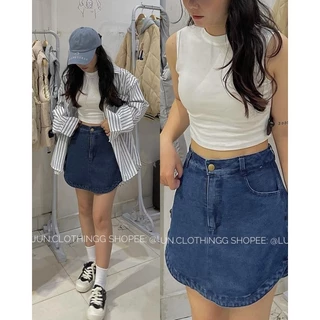 [A2600] ÁO BA LỖ ZIP BASIC metwo.dearu - Áo thun ba lỗ cotton trơn dày dặn dáng lửng croptop co giãn ulzzang Hàn Quốc