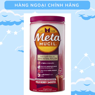 Bột chất xơ Metamucil wild berry smooth 673g