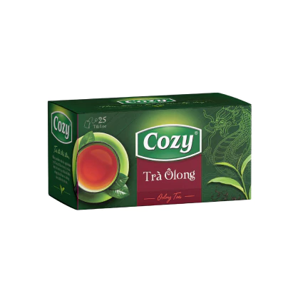 Trà Ô Long Túi Lọc Cozy (25 túi lọc x 2gr)