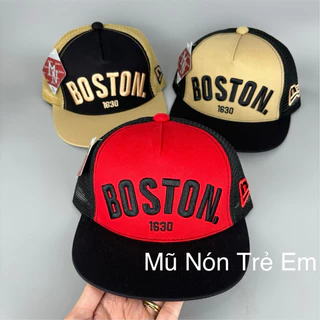 [ 3-8 tuổi ] Mũ hiphop thêu chữ xịn xò cho bé Trai - Nón snapback trẻ em