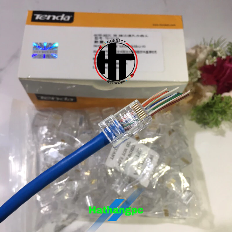 Hạt mạng xuyên thấu RJ45 100 hạt