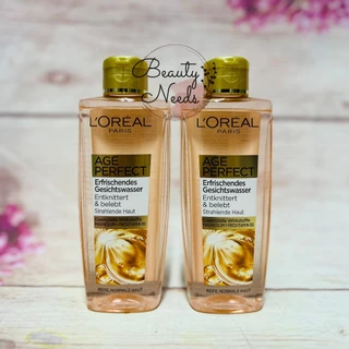 NƯỚC HOA HỒNG CHỐNG LÃO HOÁ, GIẢM NẾP NHĂN LOREAL AGE PERFECT - 200ML HÀNG ĐỨC