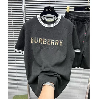 Bộ Thể Thao Unisex In Chữ BURBERRY Cực Đẹp