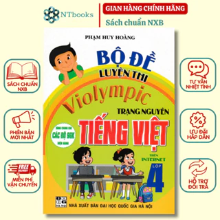 Sách Bộ Đề Luyện Thi Violympic Trạng Nguyên Tiếng Việt Trên Internet Lớp 4