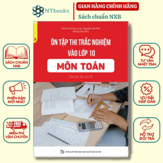 Sách Ôn thi trắc nghiệm vào lớp 10 môn Toán